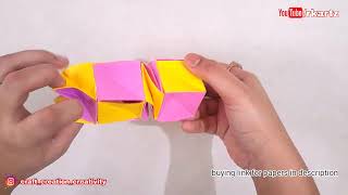 How To Make MAGIC CUBES SPIRAL out of paper | origami magic SPIRAL CUBE | DIY paper toys easy