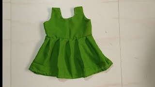 How to make baby girl peticoat... लहान मुलींचे पेटीकोट ....