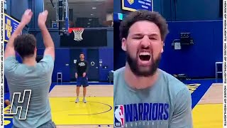 Klay Thompson Makes 12 Threes In A Row 🔥 Return Preview