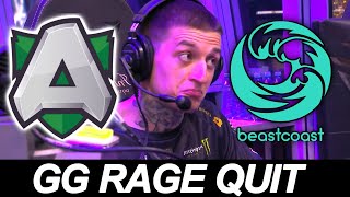 ALLIANCE vs Beastcoast — GG Rage Quit on TI10