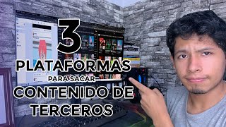 3 PLATAFORMAS gratuitas para sacar CONTENIDO DE TERCEROS y GANAR DINERO en Facebook