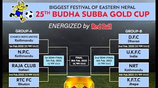 Budha subba goldcup //  बुढासुब्बा गोल्ड कप  पुर्ण प्रसारण