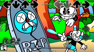 Cuphead VS Gameplay in Friday Night Funkin be like - FNF