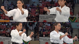 空手女神たちから目が離せない 映像 Four Karate Venus, Gojyu-shiho