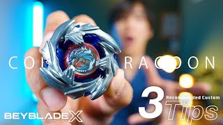 【最強改造】コバルトドラグーンの左回転を活かすオススメカスタム３選。#ベイブレードX #BEYBLADEX #COBALTDRAGOON #コバルトドラグーン #ベイブレード