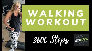 30 min Easy Walking Exercise at Home (3600 steps) | Walking Workout to Music (EDM)