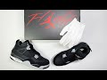 Air Jordan 4 Black Canvas | Unboxing, details