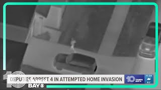 Deputies arrest 4 in attempted home invasion described as 'ambush-style'