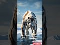 polar bear tiger in a snow⚡🔥 animalfusion viralvideos shortsvideos hybridanimals