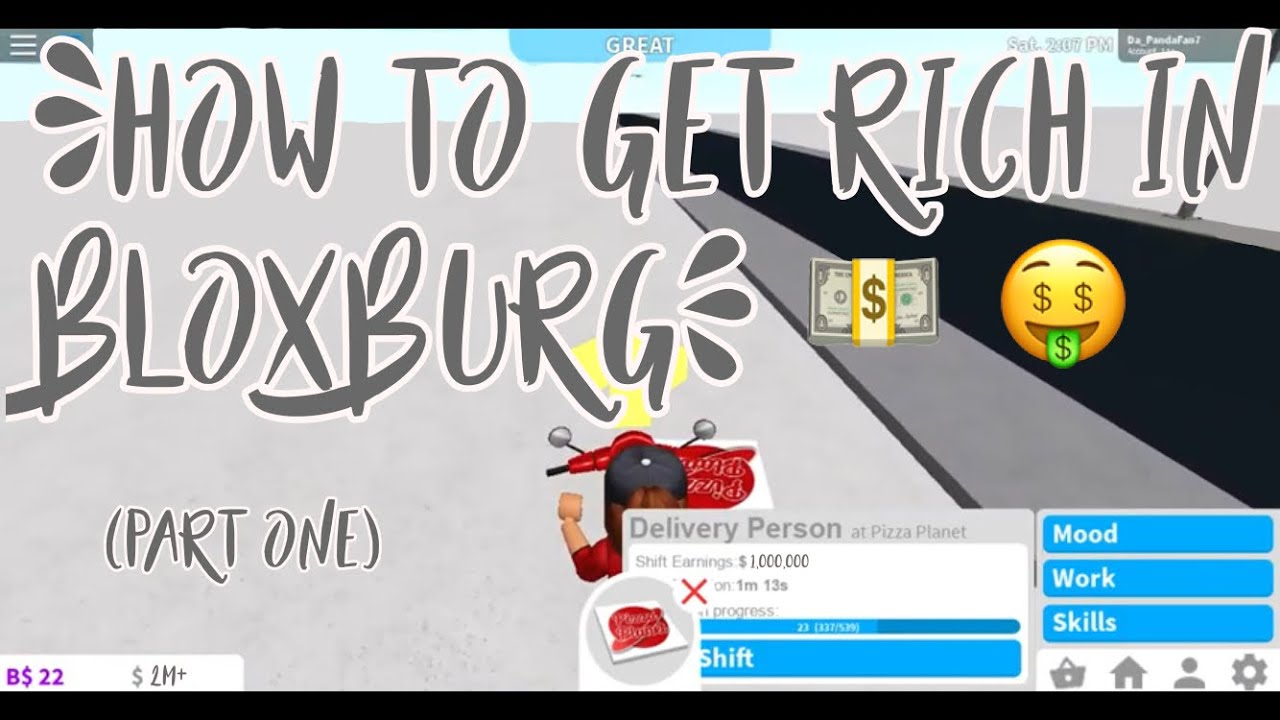 How To Get Rich In Bloxburg Part One 💵 🤑 - YouTube