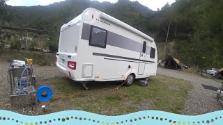 過年露營拖車環島旅行_第1天_南投日月潭青綠園營地 2020.01.25~26 My caravan tour of Taiwan#1 Sun-moon lake