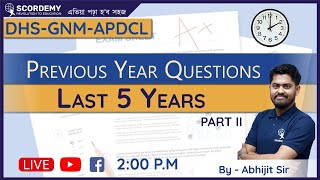 Last 5 years | PYQ |DHS/GNM/APDCL | Maths | By Abhijit Sir | Scordemy |এতিয়া পঢ়া হব সহজ