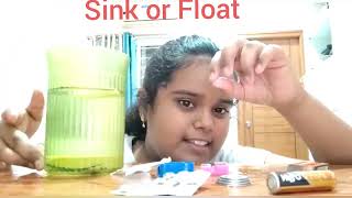 Sink or Float | Why do things Sink or Float in Water | Sahasra Nimmagada