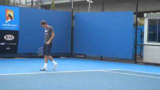 Tomas Berdych（ベルディヒ）Australian Open 2011 Practice3