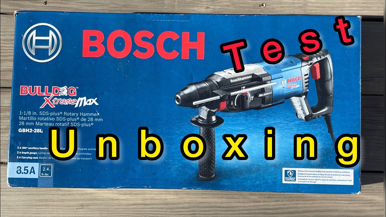 Hammer Drill Bosch Bulldog Xtrememax Unboxing And Demo Test Youtube