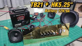 EP1 : แอมป์จิ๋ว ZK-TB21 200Watt + ลำโพง HL5.25