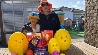 A fun Easter Egg Hunt !! Rayyan vs Grandma #easter #egghunt# #challenge