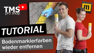 💡 Tutorial: Bodenmarkierfarbe wieder entfernen - So geht's! | Markierungsshop.de