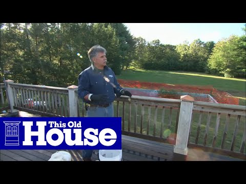 How to Clean and Restain a Deck - This Old House How to Clean and Restain a Deck - This Old House