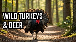 Turkeys and Deer Dominate Trail Cam Footage! Jan 2025