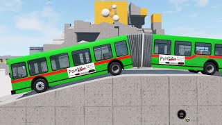 BeamNG Drive - Articulated Bus Suspension Test