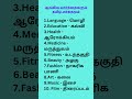 Daily used words with tamil meanings #shorts #meaning #tamil #english