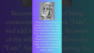 Bhagavan Sri Ramana Maharshi Quotes - Be Conscious That You Are Conscious #whoami  #ramanamaharshi