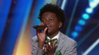 D'Corey Johnson  11 Year Old Covers 'Open Arms' By Journey   Auditions   AGT 2023