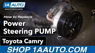 How to Replace Power Steering Pump 06-11 Toyota Camry