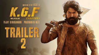 KGF Chapter 1 - Official Trailer 2 Malayalam | Yash, Srinidhi Shetty | Prashanth Neel