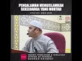 Ustaz Dato' Ahmad Husam l Kerana Perut Orang Boleh Jual Agama