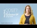 How much does a Microsoft Dynamics GP upgrade cost?