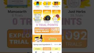 HOW TO GET 0 TRIAL POINTS PRODUCTS  IN SMYTTEN APP...#smytten #freesamples #viral #viralshorts