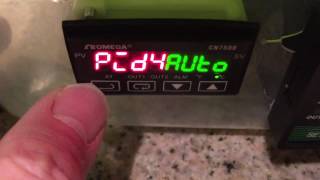 PID setting test and change on Omega 7500 controller