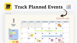 How to create a calendar in Miro (Visual Planner)