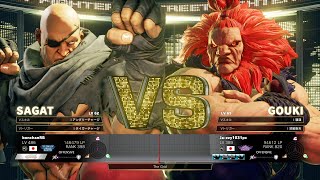 Bonchan (Sagat) vs Ja-zzy (Akuma)：ボンちゃん（サガット）vs じゃじい（豪鬼）