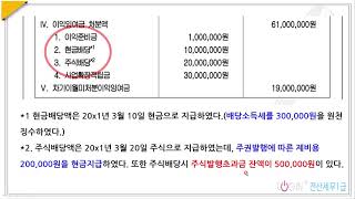 025.재무회계-분개19.이익잉여금 처분계산서