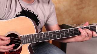 How to Play Johnny Cash on Acoustic Guitar  Jackson - Tutorial