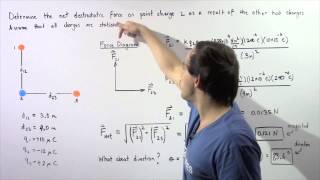 Coulomb's Law Example # 2