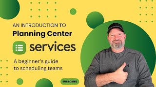 Introduction to Planning Center Services for Beginners | Scheduling Teams Tutorial
