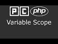 PHP beginners tutorial 40 - variable scope