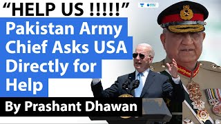 Pakistan Army Chief Asks USA Directly for Help | Pakistan Economic Collapse