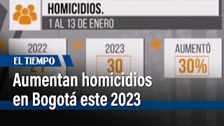 Aumentan homicidios en Bogotá este 2023 | El Tiempo