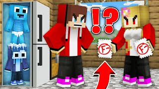 BABY JJ and Mikey HIDE in the FRIDGE from their EVIL FAMILY! Family Sad Story in Minecraft - Maizen
