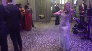 Bollywood Violin At Indian Wedding Drink Reception In Grosvenor House London