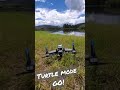 DJI FPV Turtle Mode in GRASS