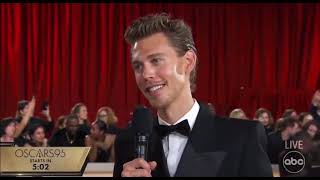 Austin Butler At Oscars Interview In the Red Carpet 2023