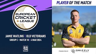 POTM:J.Watling - OV vs AFK |Group C, Match 10| European Cricket League 2024 |4 March 2024| ECL24.038