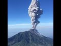 erupsi merapi dri puncak merbabu