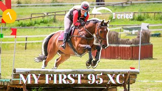 OUR FIRST EVER 95 CROSS COUNTRY | i cried | Natalie Stephen Eventing